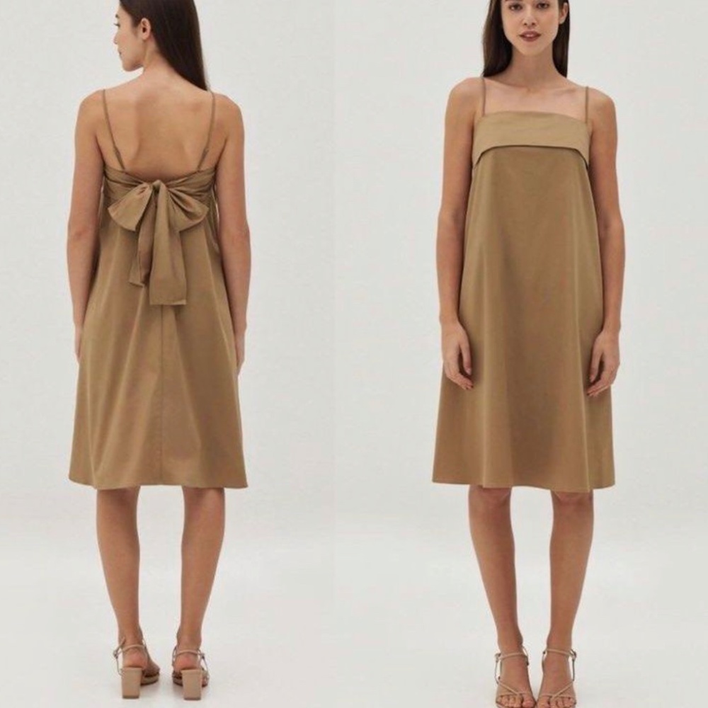 Love bonito monet tie back swing dress